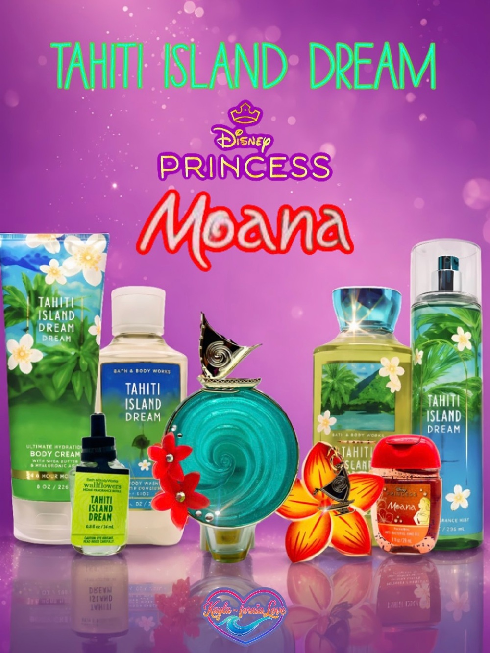 BBW 🏝️Tahiti Island Dream & Disney’s Moana 🌊 8 pc gift set